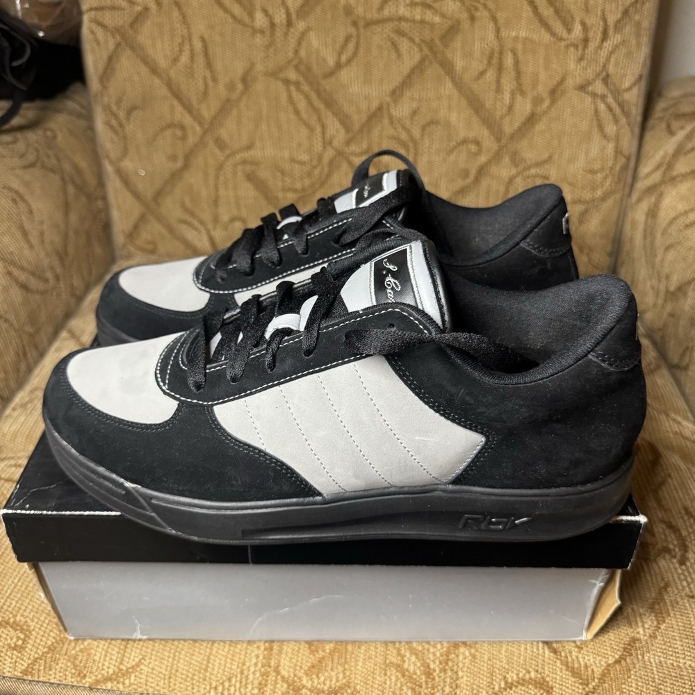 Vintage‎ Mens Size 10 Rare Reebok S Carter Classic Low Jay-Z  Black White W/ Box